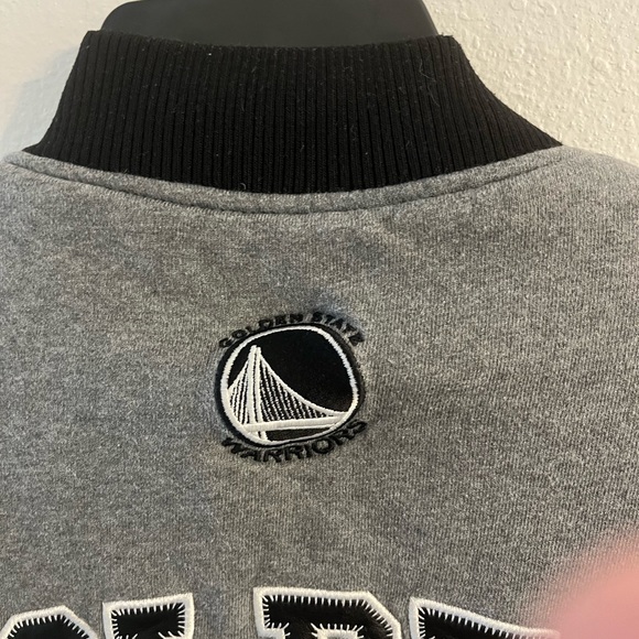 NBA Golden State Warriors Varsity Jacket Rare HTF size XL - Picture 10 of 14